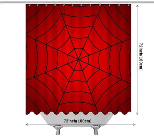 Fancy 72x72 Spider Web Showers