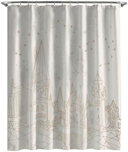 Harry Potter Hogwarts Cylinder Shower Curtain - Neutral Hogwarts More