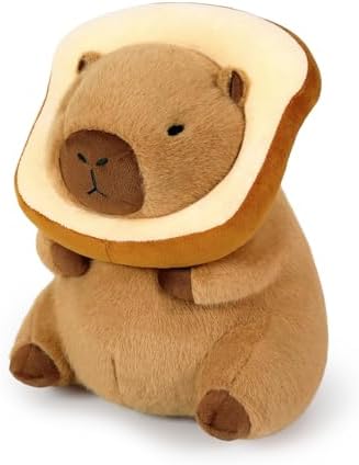 Ditucu Capybara Plush Pillow with Wearable Headgear