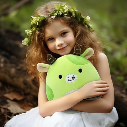 Gudisi Avocado Cow Plush Pillow for Kids