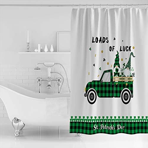Waterproof shower curtain St Patricks Day Design Machine Washable stylish
