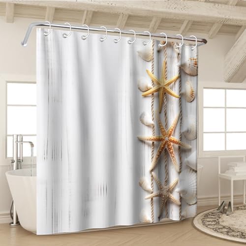 Ocean Starfish Shower Curtain
