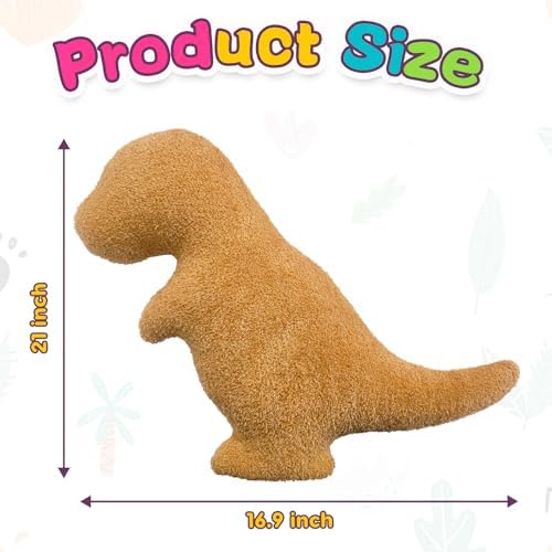 Andywoo Dino Nuggets Pillow Plush Dumb Isnt Cool