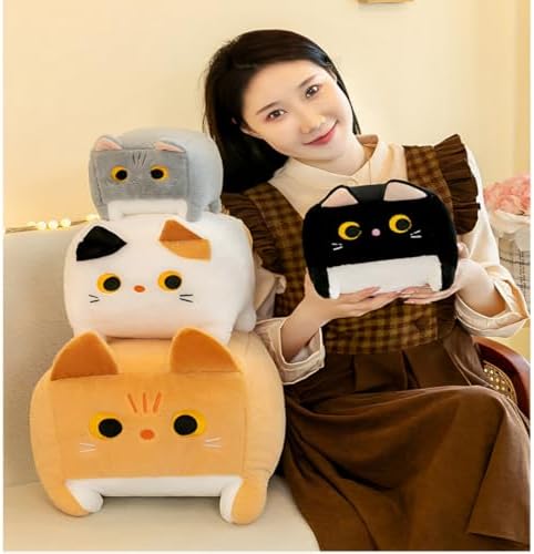 JPORSHU 12 Cute Block Cat Plush Toy for Kids