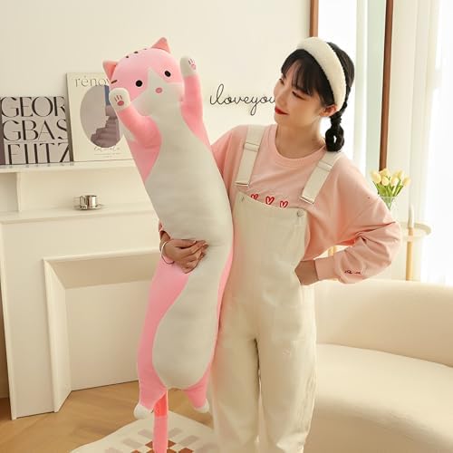 Adore Me WUYU Cat Plush Pillow Cozy Soft for Kids Adults