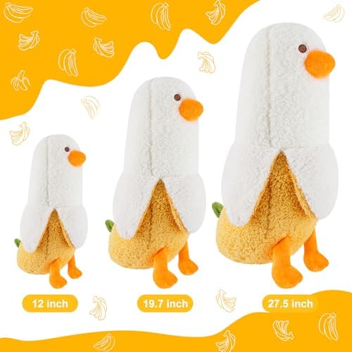 Banana Duck Plushie - Friendly Casual Interior Living Room Decor