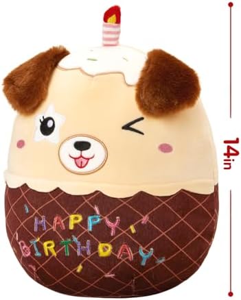14 Birthday Dog Plush Pillow - CozyWorld