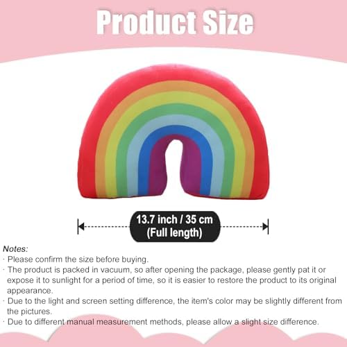 Rainbow Plush Pillow
