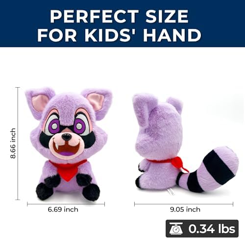 Indigo Park Plush Toys - Rumbley The Raccoon Stuffed Raccoon Pillow