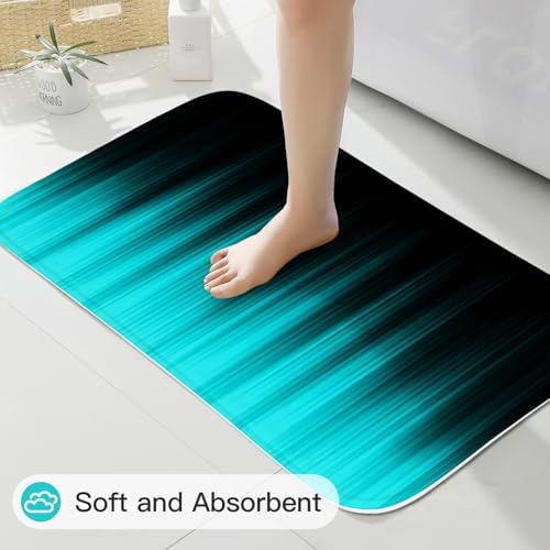 Modern Gradient Shower Curtain Set for Bathroom Uses