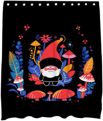 Cute Santa Claus Shower Curtain Set