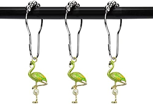 12-Piece Flamingo Showers - Rustproof Stylish