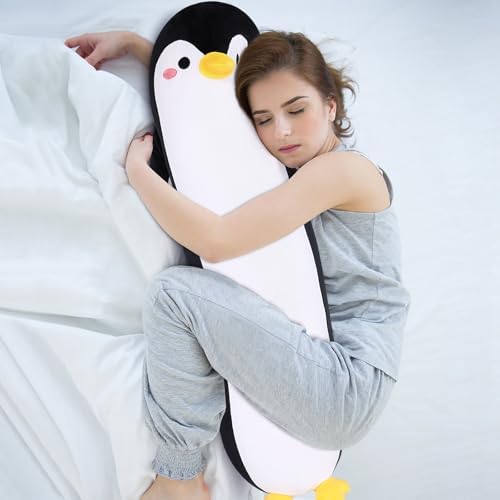 Sprinqdawin Long Penguin Plush Pillow