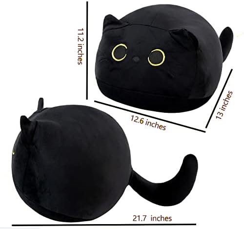 217 Black Cat Plush Pillow for Kids