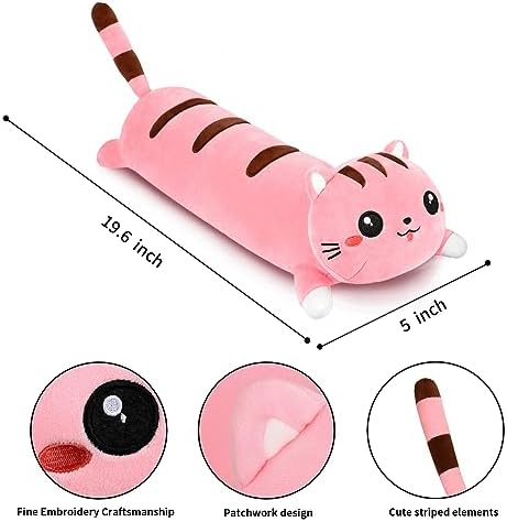 AFAN Long Cat Plush Cuddly Soft Perfect for Relaxation