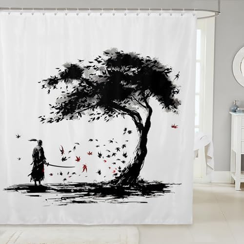 High-Quality Japanese-Themed Waterproof Showerscreen for Kids