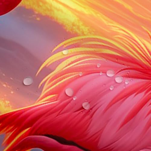Erosebird Chic Flamingo Bath Curtain