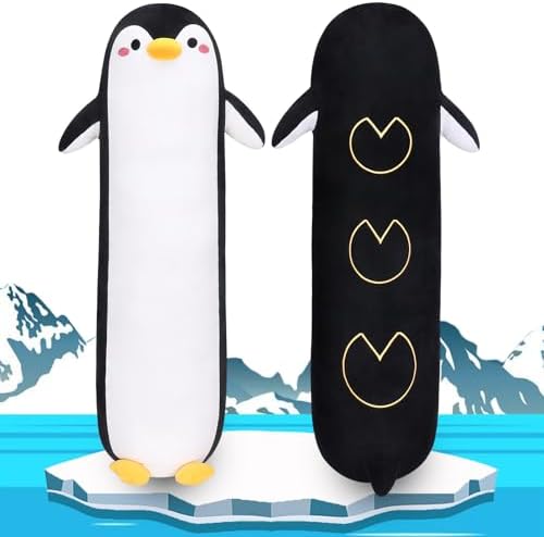 Sprinqdawin Long Penguin Plush Pillow