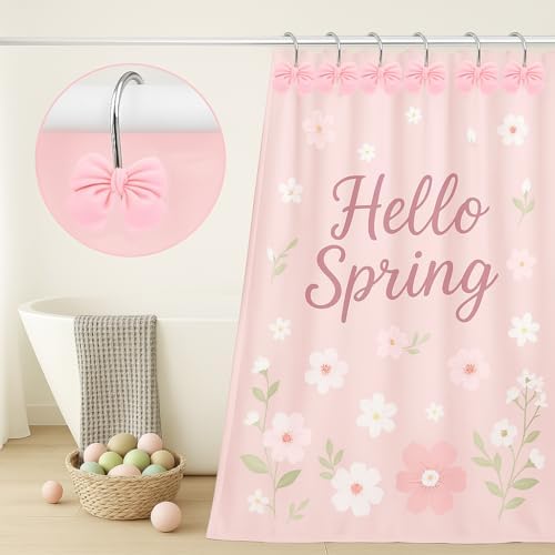 12-Piece Pink Resin Bow Hangers Set for Girls and Princesses