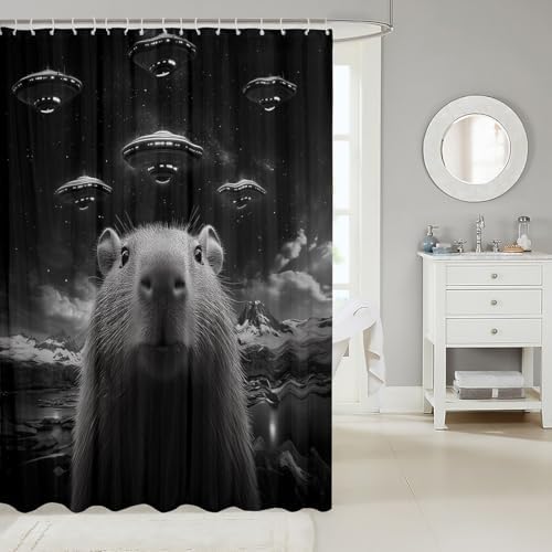 Funny Feelings Capybara Bath Curtain Set