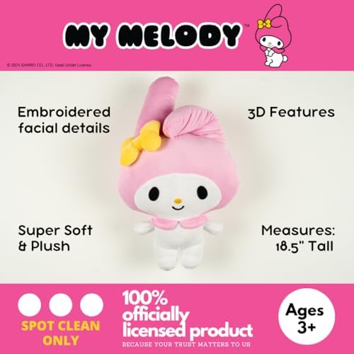 My Melody Plush Cuddle Pillow for My Hero Academia Fans