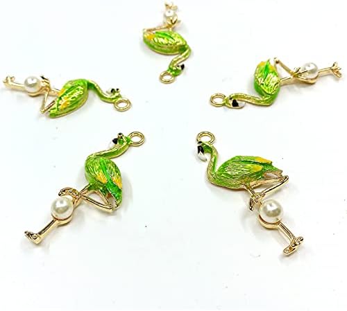12-Piece Flamingo Showers - Rustproof Stylish