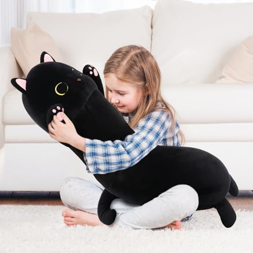 Big Cat Pillow Long Plush Body
