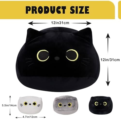 4Pcs 16 Black Cat Plush Set