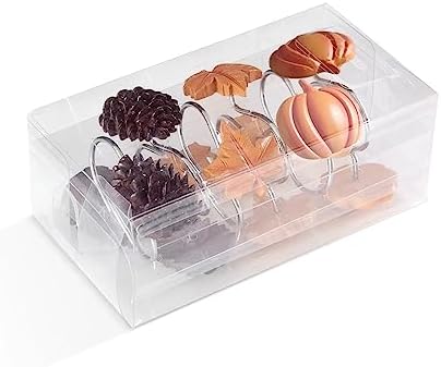 Estmy 12PCS Fall Autumn shower curtain hooks rings