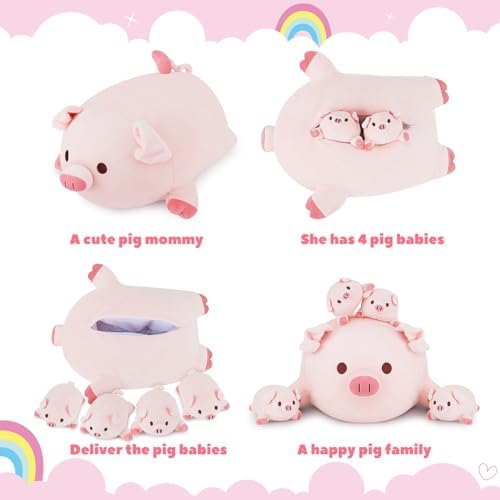 Achwishap 5PCS Plush Family Set - Joyful and Cozy for All Ages