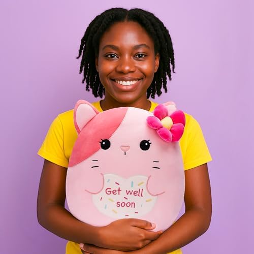 Large Plush Cat Get Well Soon Pillow for Kids and Adults 125