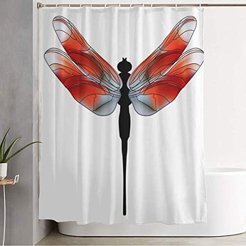 Stylish Water-Resistant shower curtain with 72x72 inch design