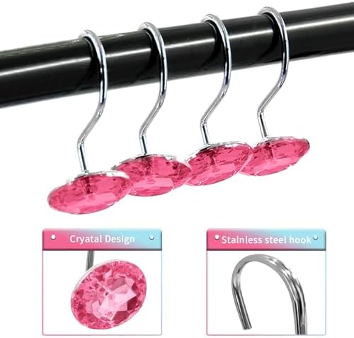 Gibelle Diamond shower curtain hooks