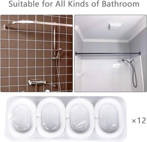 JAWO Black GirL Showers African American Butterfly 72x72 12 Hooks Modern Design