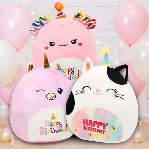 12 Inch Cute Cat Plush Pillow Birthday Gift for Kids