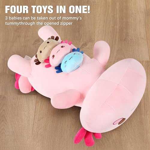 Onsoyours Axolotl Family Plush Pillow