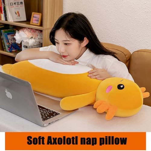 Somao Axi-Cool Plush Pillow Cute Axolotl Body Pillow for Kids 65cm