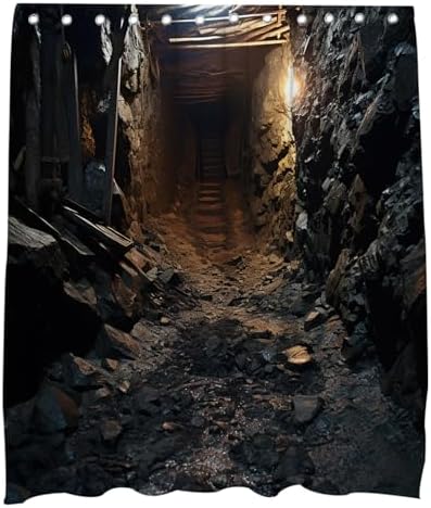 Adventurous Bath Time Peaceful Discipline - Cave Tunnel Shower Curtain 72x72