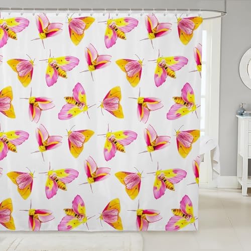 Colorful Bohemian shower curtain for kids