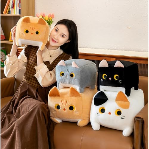 JPORSHU 12 Cute Block Cat Plush Toy for Kids