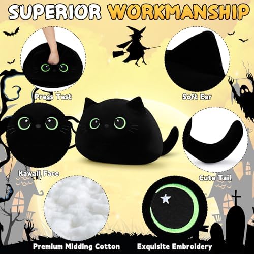 Giant Black Cat Plush Toy 19