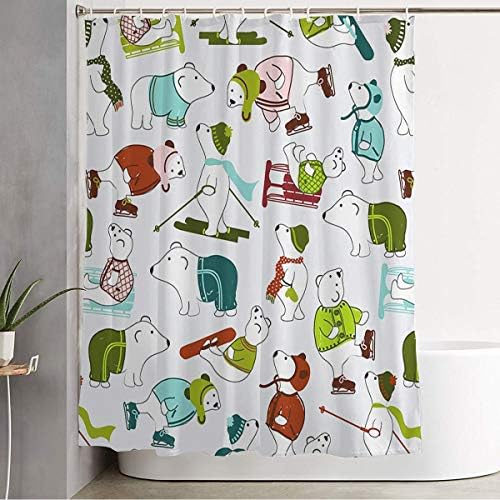 Starobos Happy Bears Shower Curtain Set