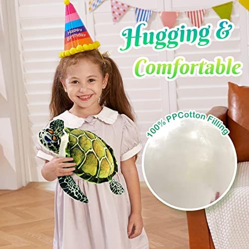 Adorable Realistic Stuffed Turtle for Kids