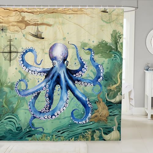Feelyou Octopus Print 72x72