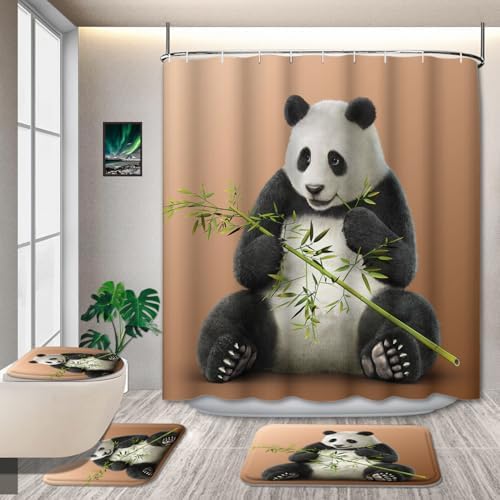 4-Piece Panda Bath Set with Innovative Design