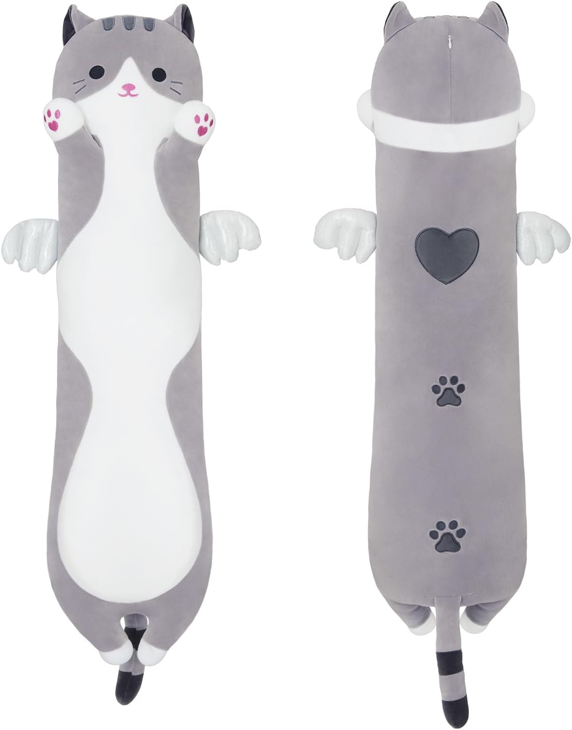 MIAOHAHA Long Plush Cat Toy Pillow