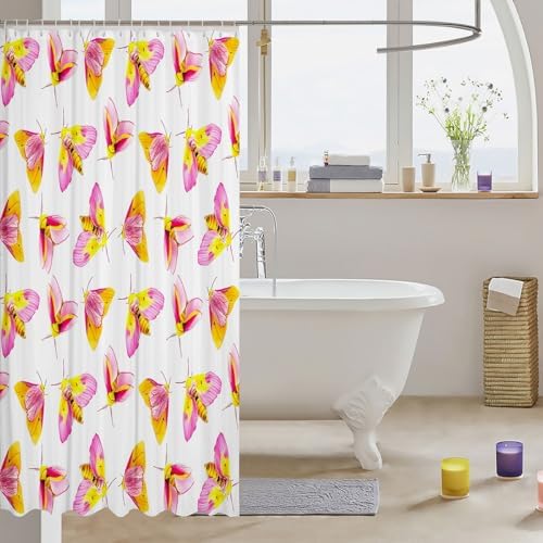 Colorful Bohemian shower curtain for kids