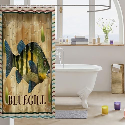 Feelyou Bluegill Fish Shower Curtain