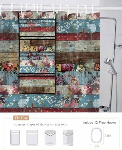 Waterproof Stylish Functional TocaHome rain-protected shower curtain sets