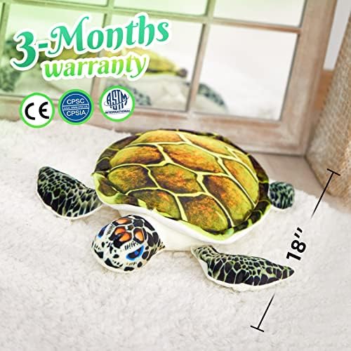 Adorable Realistic Stuffed Turtle for Kids